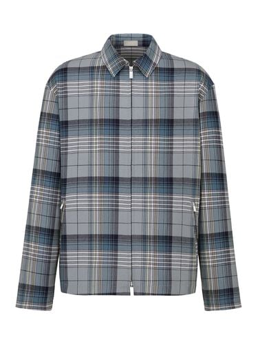 Checked zip-up shirt - Man - Christian Dior - Modalova