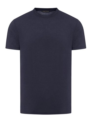 COTTON AND LYOCELL T-SHIRT - Man - Tom Ford - Modalova