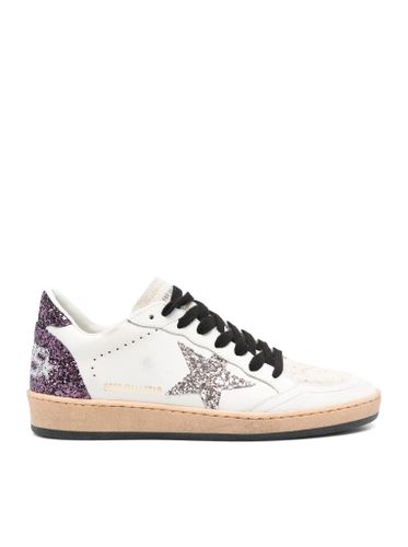 BALLSTAR SNEAKERS IN NAPPA AND GLITTER - Woman - Golden Goose Deluxe Brand - Modalova