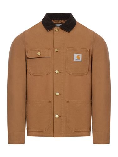 MICHIGAN DEARBORN CANVAS JACKET WITH VELVET COLLAR - Man - Carhartt Wip - Modalova