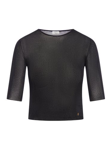 CASSANDRE KNITTED TOP - Woman - Saint Laurent - Modalova