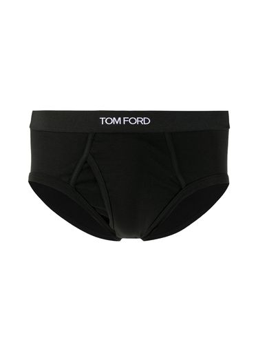 Logo waistband briefs - - Man - Tom Ford Underwear - Modalova