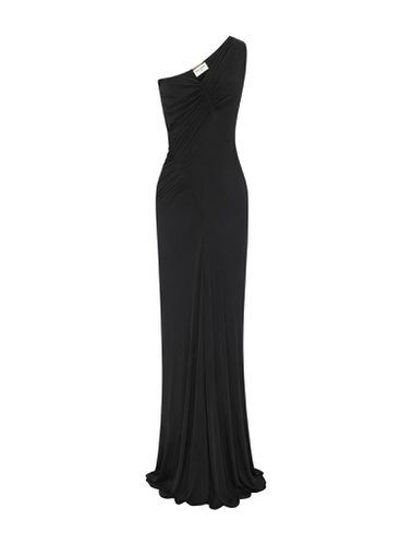 Long one shoulder dress - - Woman - Saint Laurent - Modalova