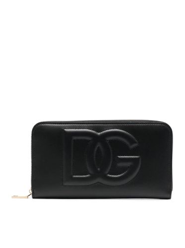 Embossed-logo wallet - - Woman - Dolce & Gabbana - Modalova