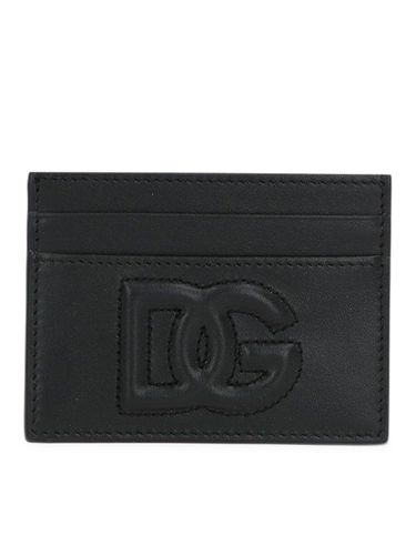 LOGO-DETAILED SMOOTH LEATHER CARD CASE - - Woman - Dolce & Gabbana - Modalova