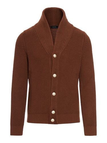 Cardigan with gold buttons - Man - Nome - Modalova