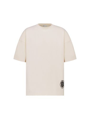 T-shirts Ecru cotton and silk jersey - - Man - Christian Dior - Modalova