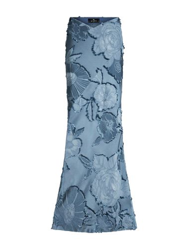 Long jacquard floral skirt - - Woman - Etro - Modalova