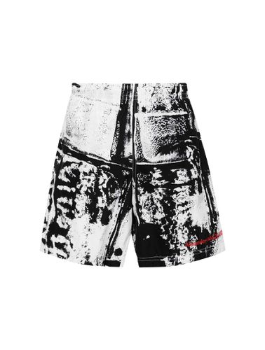 Abstract-print swim shorts - - Man - Mcqueen - Modalova