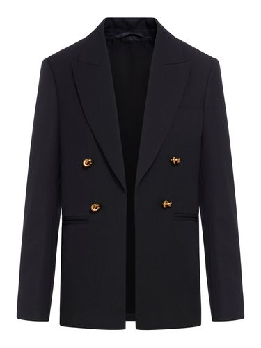 Wool twill jacket with knot buttons - - Woman - Bottega Veneta - Modalova