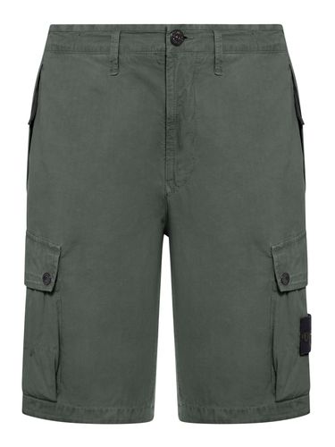 CARGO Bermuda shorts WITH LOGO PATCH AND POCKETS - - Man - Stone Island - Modalova