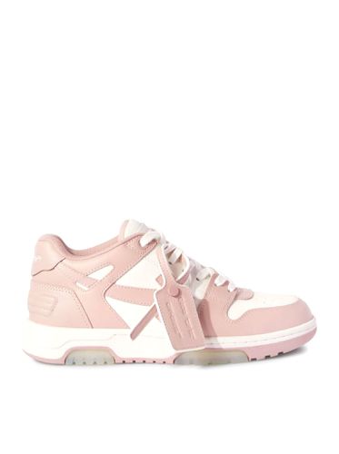 Out of Office leather sneakers - Off- - Woman - Off-white - Modalova