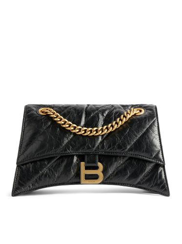 CRUSH BAG WITH SMALL QUILTED CHAIN FOR WOMEN IN - - Woman - Balenciaga - Modalova