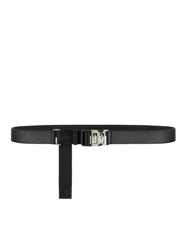 G Release Buckle belt in leather and webbing - - Man - Givenchy - Modalova