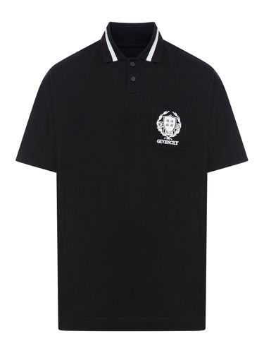 Crest polo shirt in cotton - - Man - Givenchy - Modalova