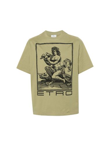 Graphic-print cotton T-shirt - - Man - Etro - Modalova