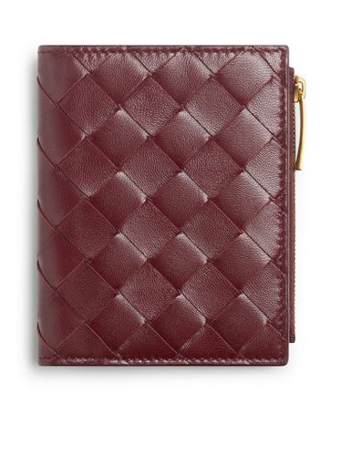 Small bi-fold woven wallet - - Woman - Bottega Veneta - Modalova