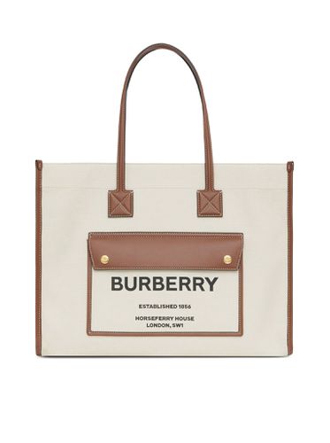 Medium two-tone Freya tote bag - - Woman - Burberry - Modalova