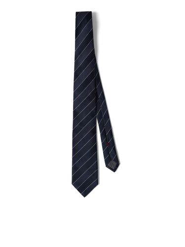 Striped tie - - Man - Brunello Cucinelli - Modalova