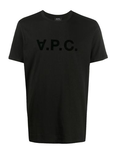 Black cotton T-shirt - Apc - Man - Apc - Modalova