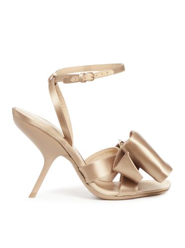Sandal with asymmetric bow - - Woman - Ferragamo - Modalova