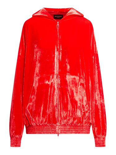 ZIP-UP HOODIE - Balenciaga - Woman - Balenciaga - Modalova