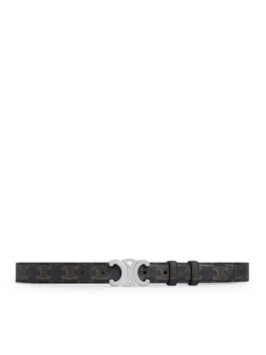 MEDIUM TRIOMPHE BELT IN TRIOMPHE CANVAS - - Man - Celine - Modalova