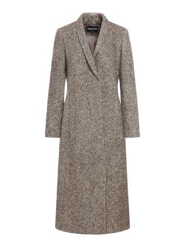 Cashmere coat - - Woman - Giorgio Armani - Modalova