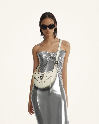 Olivia Silver Maxi Tube Dress - Silver - JW PEI - Modalova