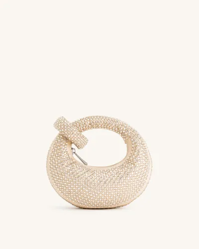 Tessa Suede Shoulder Bag - Camel - JW PEI - Modalova