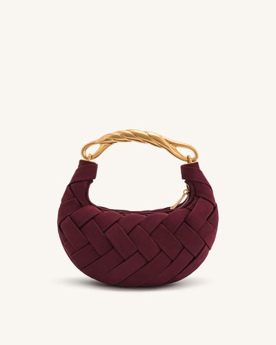 Orla Weave Handbag - Claret - JW PEI - Modalova