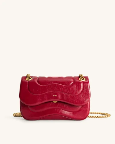 Tina Quilted Chain Crossbody - Claret - JW PEI - Modalova