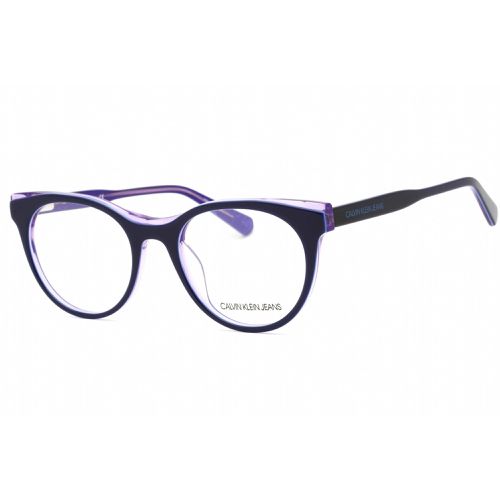 Women's Eyeglasses - Navy/Crystal Purple Cat Eye / CKJ19511 408 - Calvin Klein Jeans - Modalova