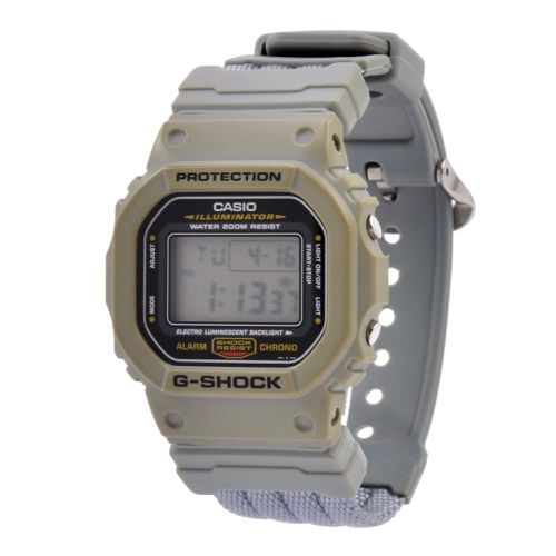 DW-5600EB-8 G-Shock Grey Band Watch - Casio - Modalova