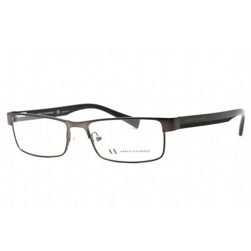 Women's Eyeglasses - Gunmetal Rectangular Metal Frame / AX1009 6037 - Armani Exchange - Modalova