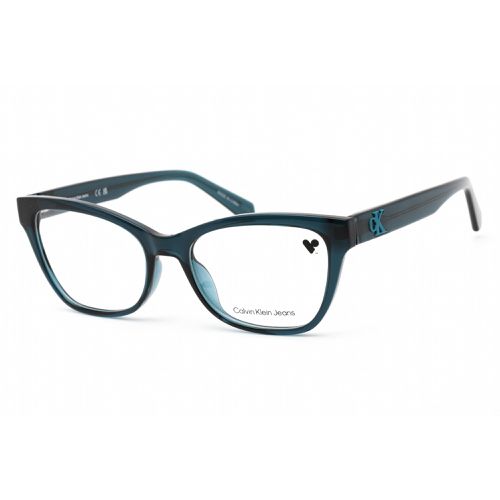 Men's Eyeglasses - Petrol Plastic Cat Eye Frame / CKJ22617 432 - Calvin Klein Jeans - Modalova