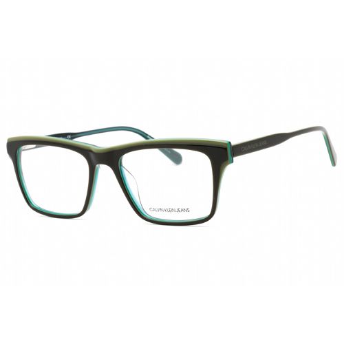 Men's Eyeglasses - Olive/Cargo Rectangular Frame / CKJ19512 315 - Calvin Klein Jeans - Modalova