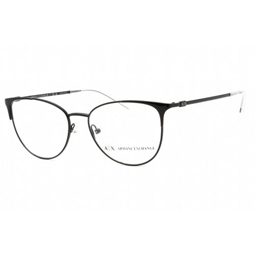 Women's Eyeglasses - Black Metal Frame Clear Demo Lens / 0AX1034 6000 - Armani Exchange - Modalova