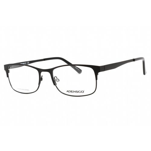 Men's Eyeglasses - Matte Black Full Rim Rectangular Frame / AD 125 0003 00 - Adensco - Modalova