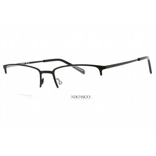 Men's Eyeglasses - Matte Black Half Rim Rectangular Frame / AD 136 0003 00 - Adensco - Modalova