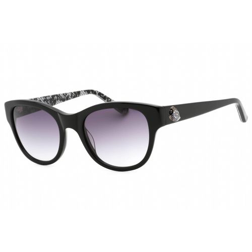 Women's Sunglasses - Jet Full Rim Oval Smoke Gradient Lens Frame / BB7181 001 - Bebe - Modalova