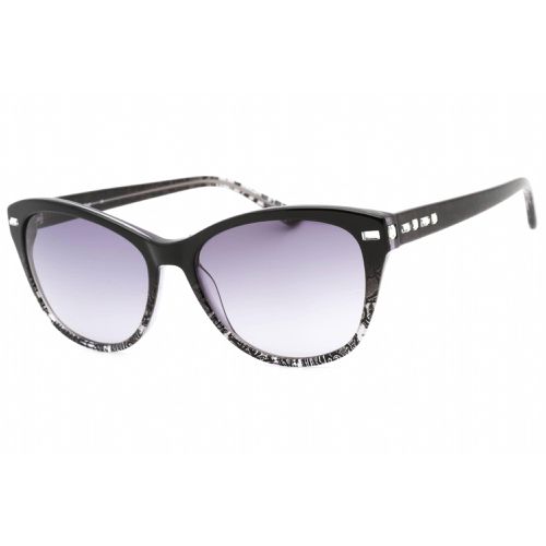 Women's Sunglasses - Jet Lace Plastic Full Rim Rectangular Frame / BB7193 001 - Bebe - Modalova