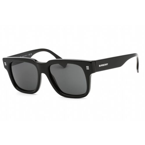 Men's Sunglasses - Grey Lens Black Square Full Rim Frame / 0BE4394 300187 - BURBERRY - Modalova