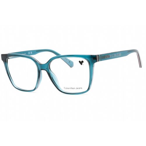Women's Eyeglasses - Petrol Square Plastic Frame / CKJ21639 432 - Calvin Klein Jeans - Modalova