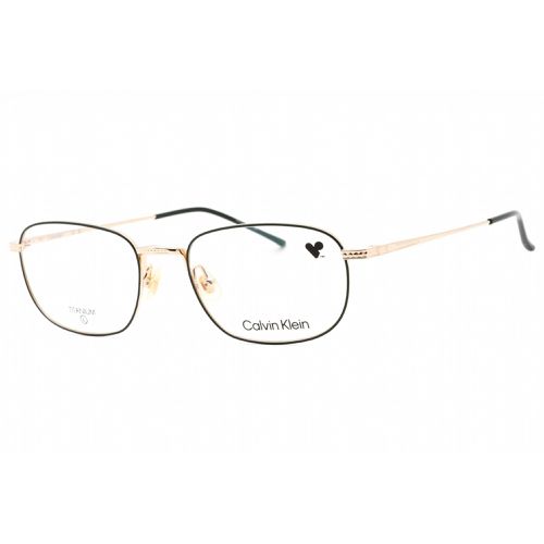 Men's Eyeglasses - Green Titanium Full Rim Rectangular / CK23112T 330 - Calvin Klein - Modalova