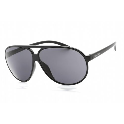 Unisex Sunglasses - Black Plastic Full Rim Aviator / R652S 001 - Calvin Klein Retail - Modalova
