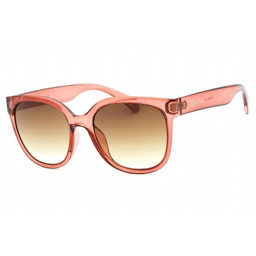 Women's Sunglasses - Transparent Brown Full Rim / CK22553S 210 - Calvin Klein Retail - Modalova