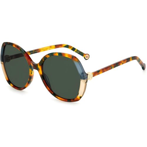 Women's Sunglasses - Green Havana Butterfly Frame / CH 0051/S 0YJE - Carolina Herrera - Modalova