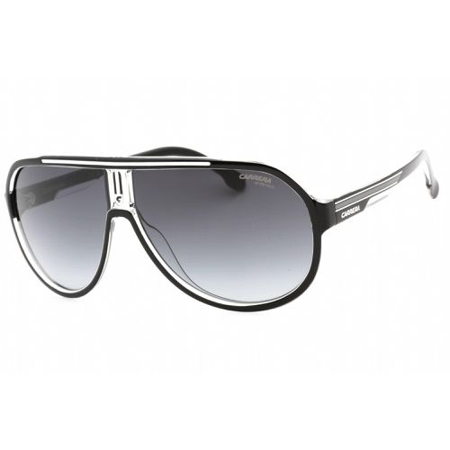 Men's Sunglasses - Black White Aviator Shape Frame / 1057/S 080S 9O - Carrera - Modalova