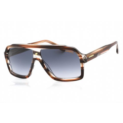 Men's Sunglasses - Brown Horn Plastic Square Frame / 1053/S 0HQZ 9O - Carrera - Modalova